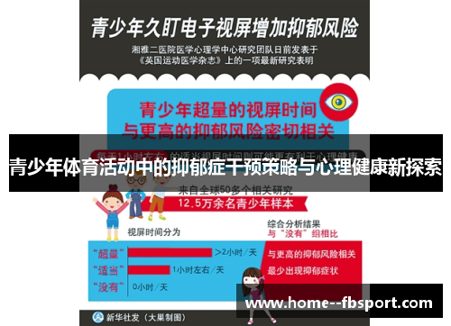 青少年体育活动中的抑郁症干预策略与心理健康新探索